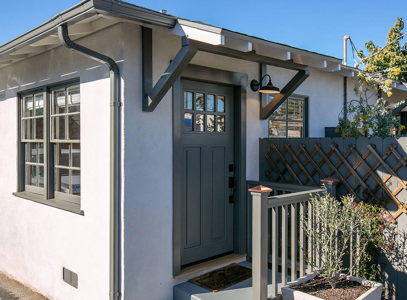 Modern house exterior remodel