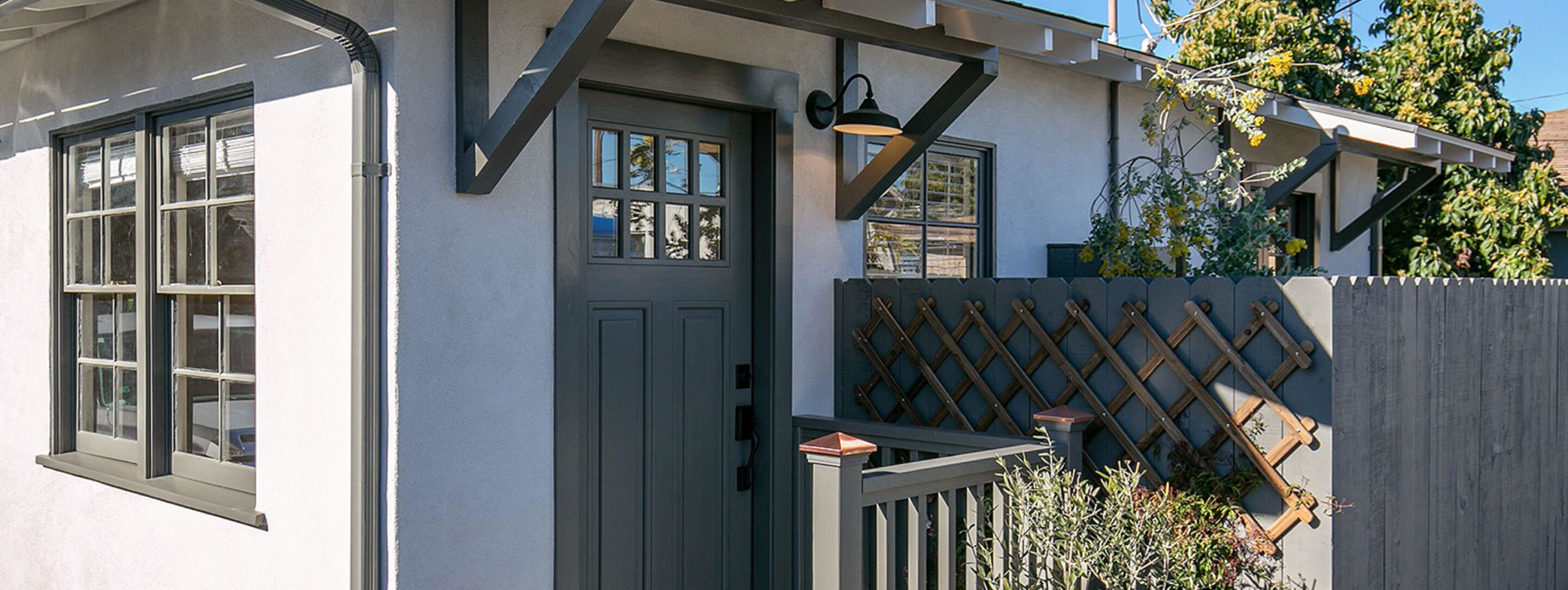 Exterior of a newly remodeled house